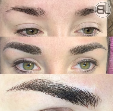Permanent Make-up Augenbrauen – weitere Vorher-Nachher Ergebnisse bei BAlm Aesthetics