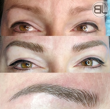 Permanent Make-up Augenbrauen in Härchentechnik – Ergebnisse bei BAlm Aesthetics