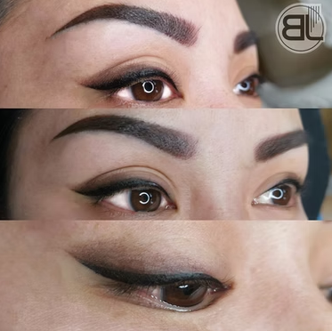 Permanent Make-up Lidstrich und Augenbrauen – Ergebnisse bei BAlm Aesthetics